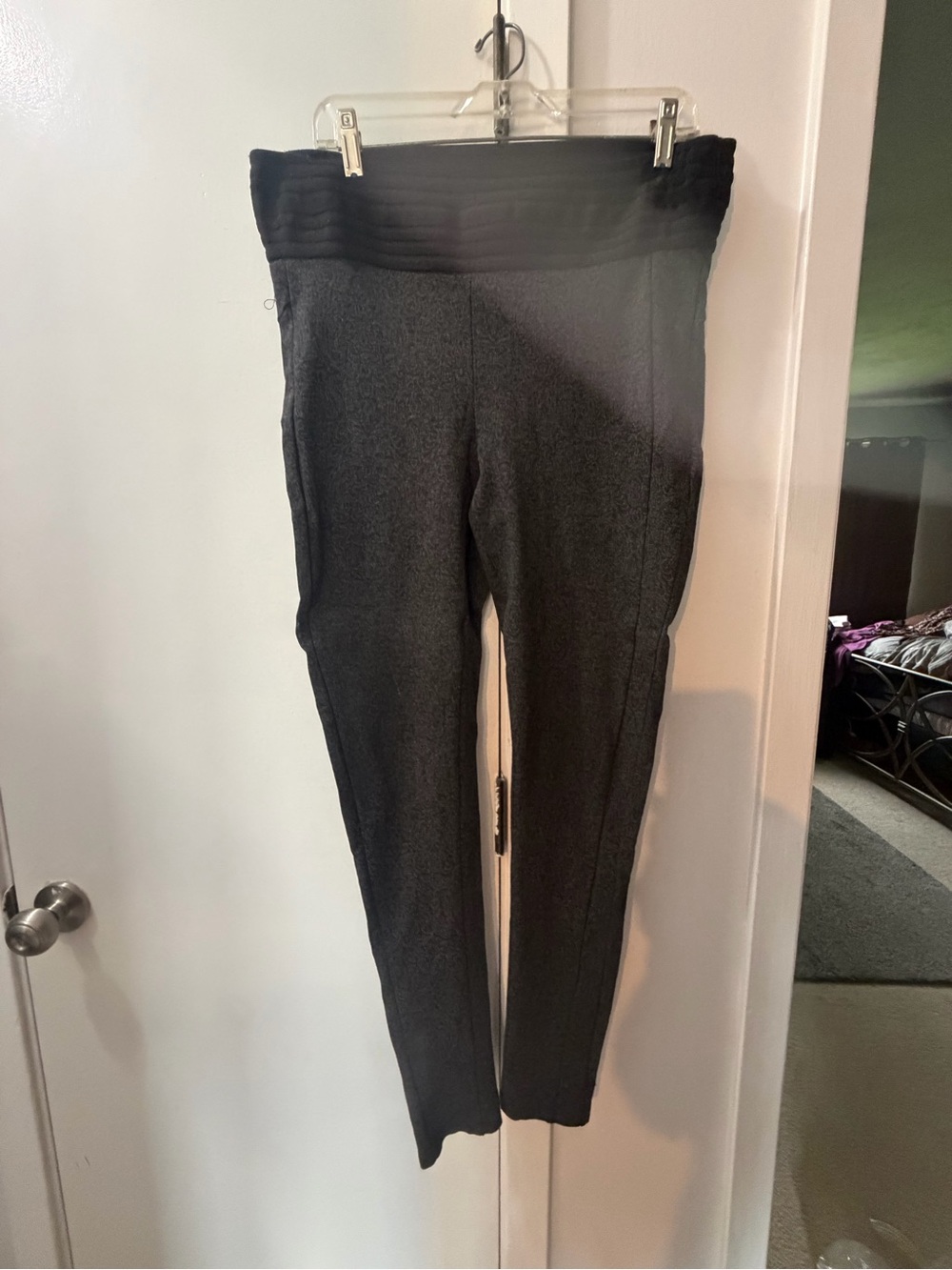 Maurices Charcoal Gray Ponte Skinny Pants